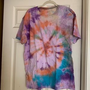 Handmade tie dyed shirt. Only worn once